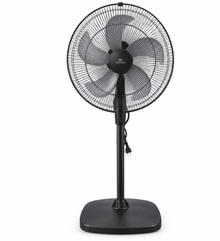 Black Pedestal Fan